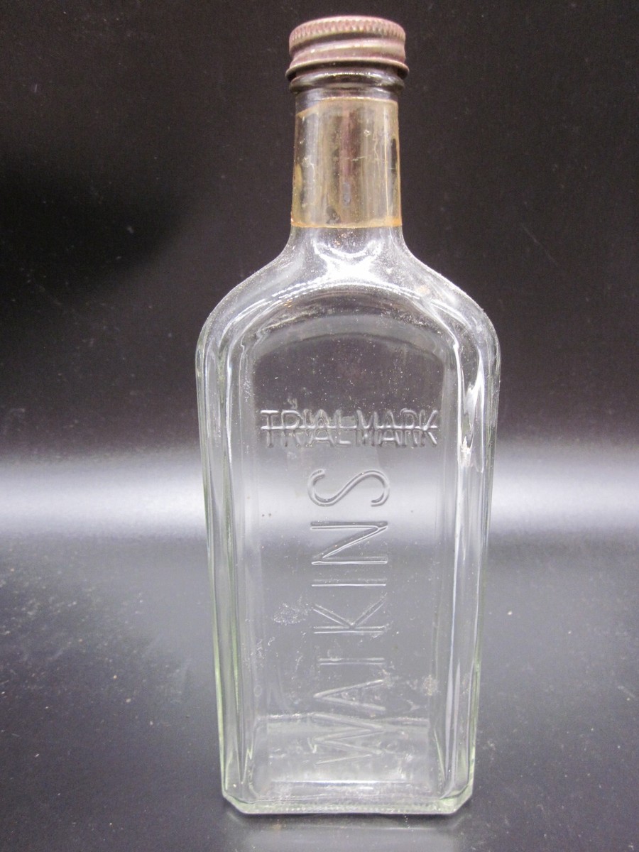 Watkins Bottle NO LABEL with JRW Screw Top EMPTY VINTAGE | eBay