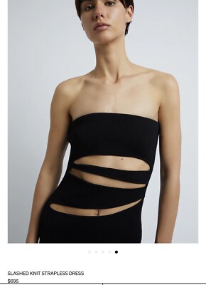 rib knit black dress Black Ribbed Knit Mini Dress main image 1