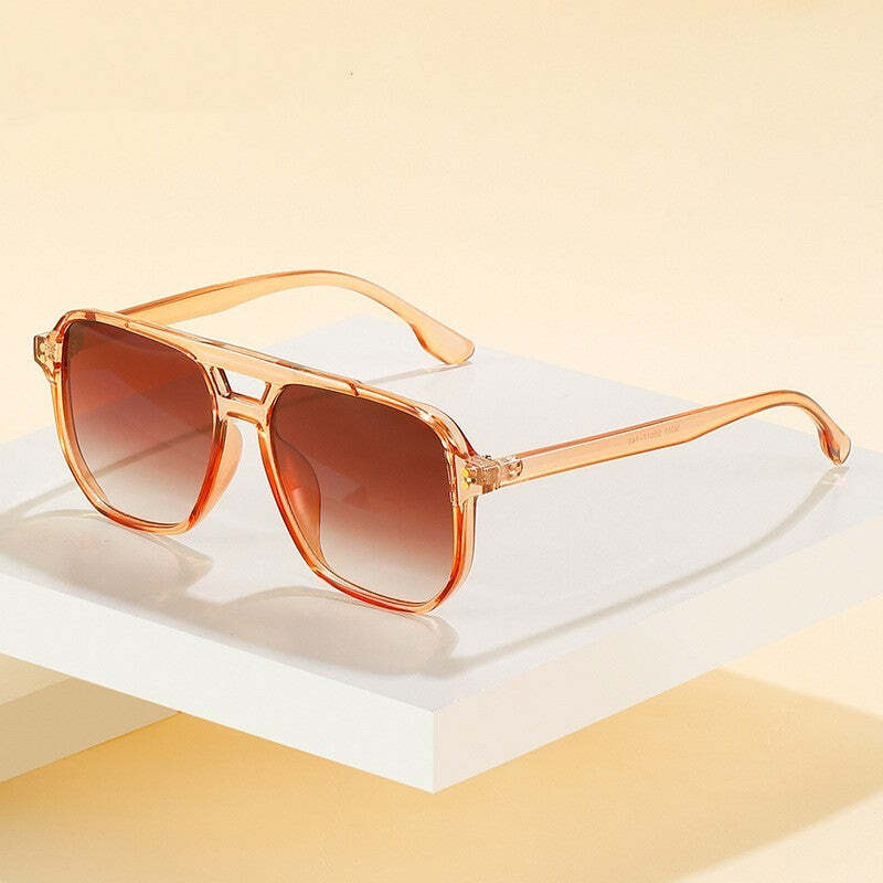 Large Rim Sunglasses Female Driving Beach Mirror