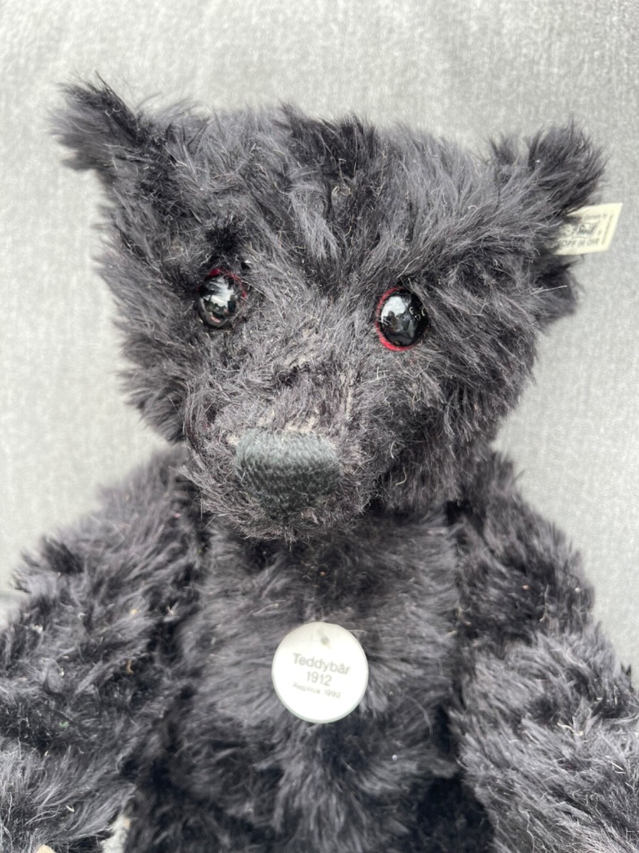 Steiff Teddy 1912 Replica Black 40 CM Bear | eBay UK Steiff Teddy 1912 Replica Black 40 CM Bear | eBay UK
