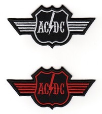 ACDC Sew On Patch Australian Rock  Roll Hard Blues Rock Heavy Metal Band Logo
