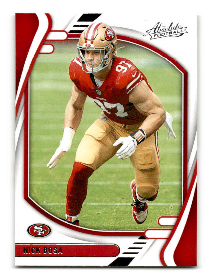 2021 Panini Absolute Nick Bosa #84 San Francisco 49ers