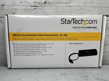 StarTech USBA2DPGB USB 3.0 Mini Dock - Dual Monitor USB Type-A Laptop Dock