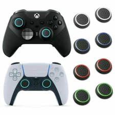 4x Controller Grips Thumb Stick Cap Cover for PS5 PlayStation 5 & Xbox Series↔
