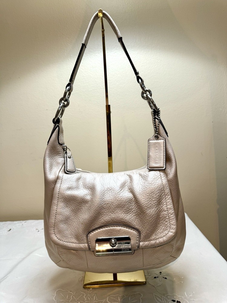 Womens Coach Pink Kristin Hobo Bag Purse 19323