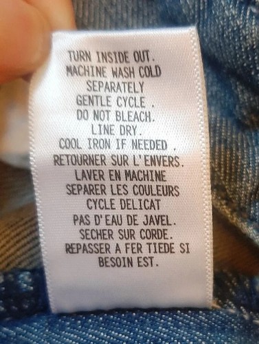 GUESS JEANS Belmont Flare light blue denim jeans size 27 with 34" leg in VGC - Picture 14 of 14