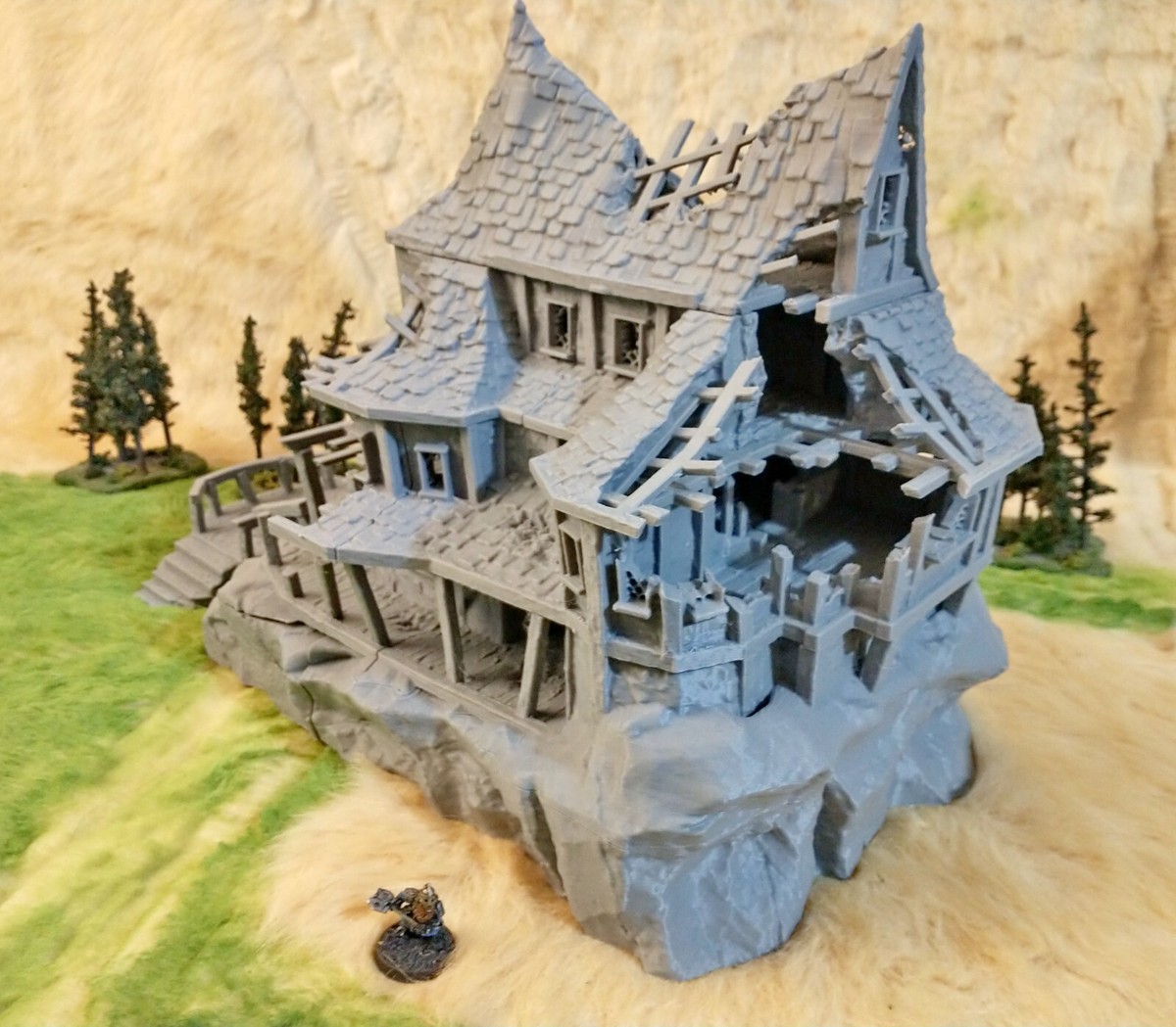 その他 Terrain - House & Ruins Set (6+ houses) Terrain - House