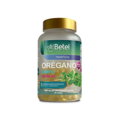 Betel Natural Premium Oregano Softgels - Carvacrol 80% - 90 Softgels