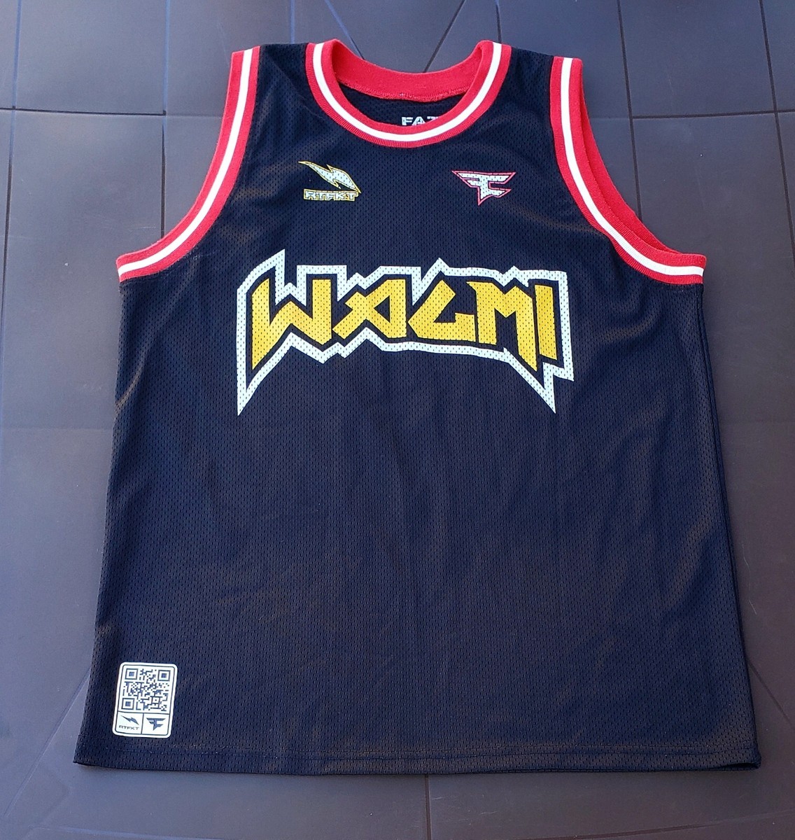 Faze x RTFKT Limited Edition Mens XL Basketball Jersey Black Made