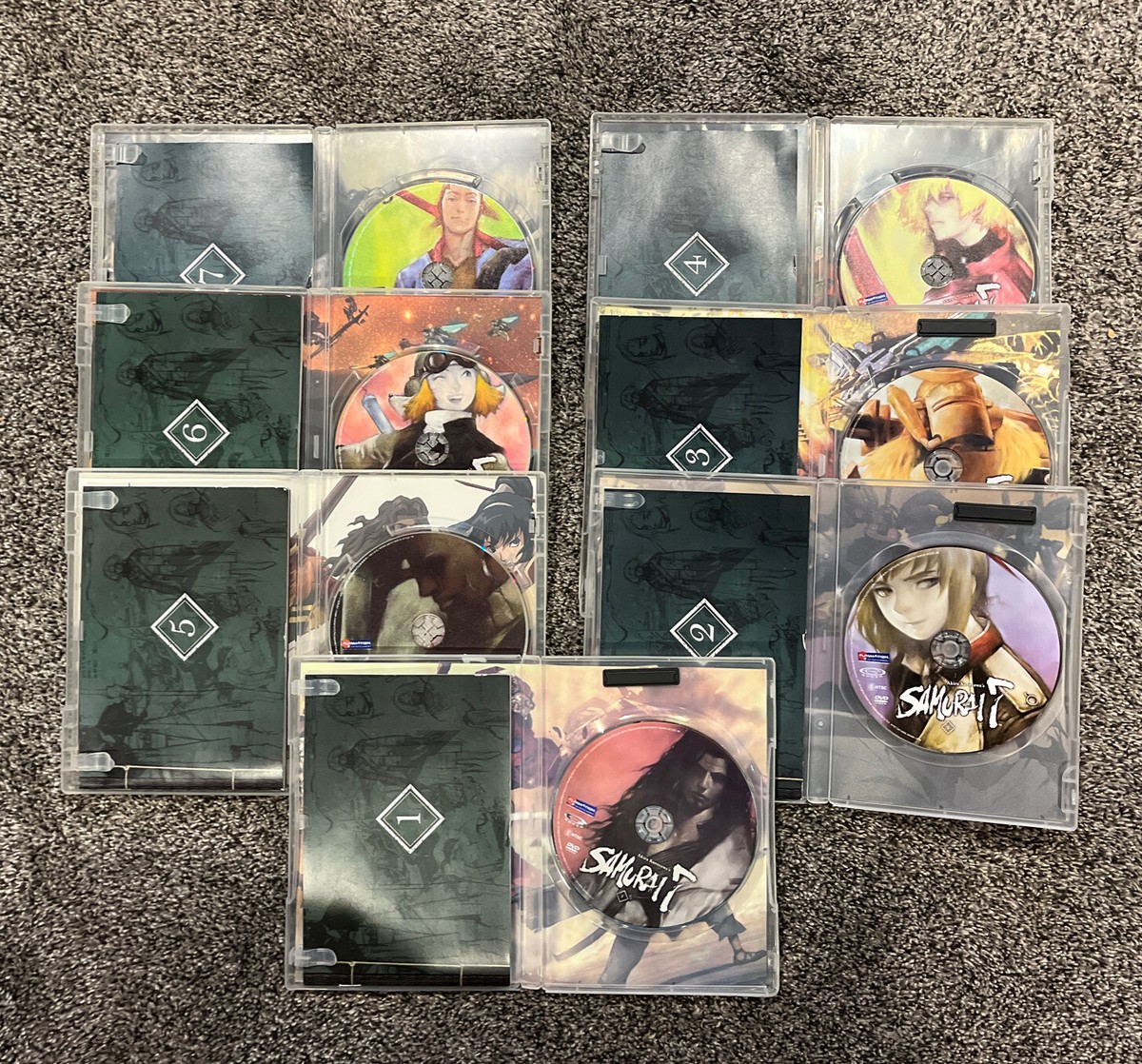 AKIRA KUROSAWA'S SAMURAI 7 The Complete Series 7 Volume Set