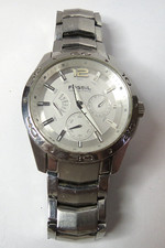 MENS FOSSIL BLUE BQ-9327 QUARTZ WRISTWATCH 100M RUNS