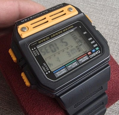 Vintage Casio Bm 100wj Barometer Watch | eBay