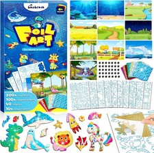 Foil Fun Art Craft Kit - Animal Arts and Crafts for Kids 4-8 - DIY Creative Acti