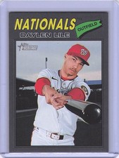 2026 Topps Heritage #124 Daylen Lile Dark Gray