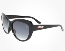 Black Flys KISSY FLY Sunglasses - GLOSS Black Frame / SMOKE POLARIZED Lens NEW