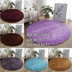 Carpet Rug Mat Plush Round Round Silk Wool Sofa Blanket Super Soft