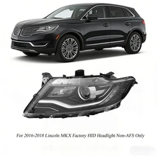 For Lincoln MKX 2016-2018 Xenon/HID Headlight Non-AFS Left Driver Side Headlamp