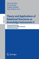 Theory And Applications Of Relational Structures As Knowledge Instruments Ii Har