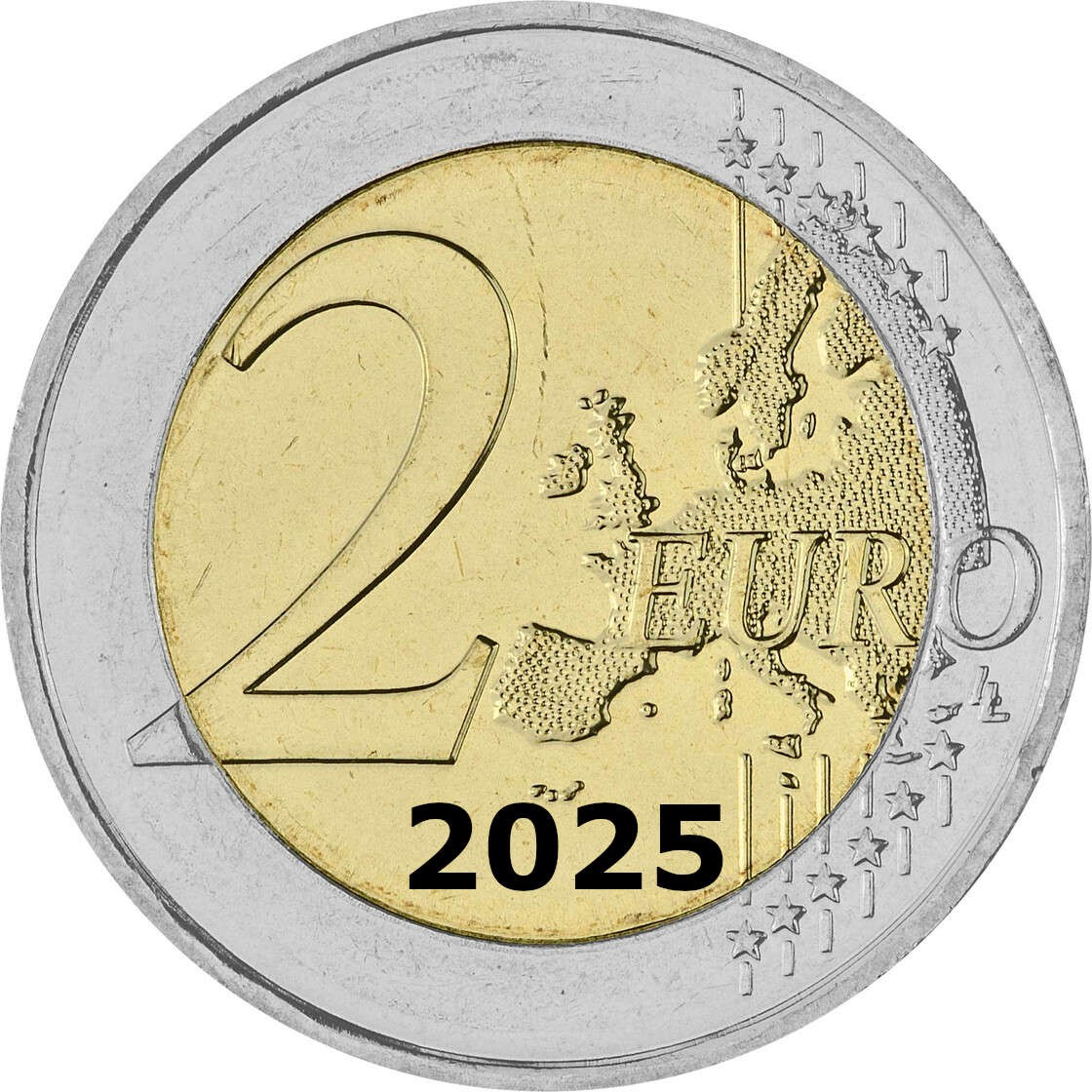 2 Euros Pièces Commémoratives 2025 Neuves Unc Toutes Nations Au Choix