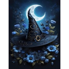 Witch's Hat Diamond Painting Kits for Adults - Diamond Art for Adult Halloween