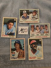 Vintage Lot of 5 Topps MLB Baseball Cards, Including Ryan