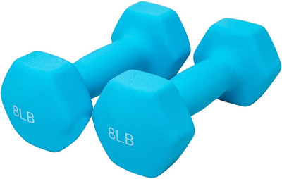 Neoprene Dumbbell Hand Weights, Sets of 2 Hexagon Non-Slip Weights for Home Gym