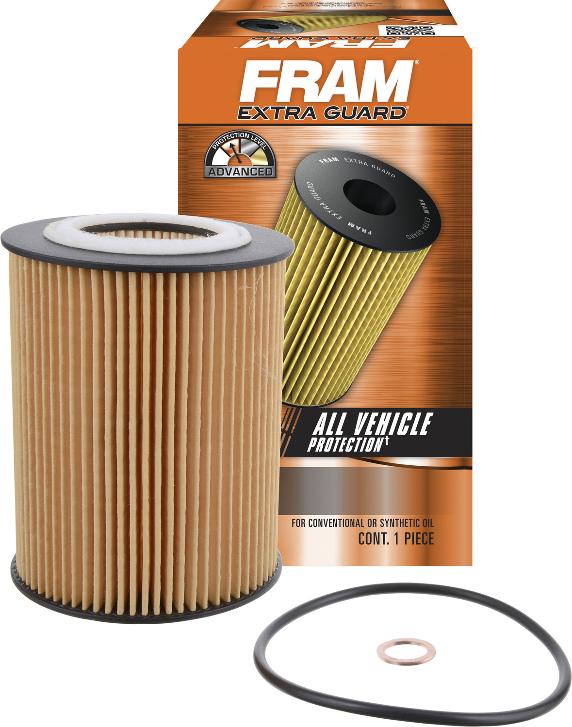 Fram Extra Guard CH8081, 10K Mile Change Interval Cartridge Oil Filter