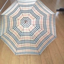 BURBERRY Folding Umbrella - Classic Japanese Accessory Used