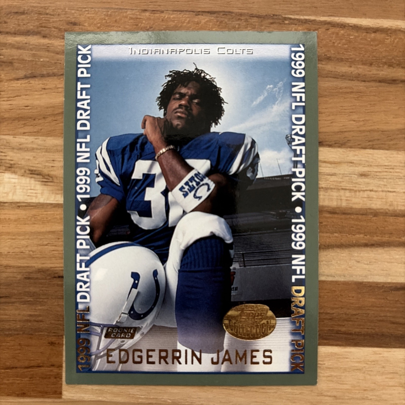1999 TOPPS COLLECTION EDGERRIN JAMES #339 ROOKIE DRAFT PICK INDIANAPOLIS COLTS