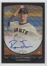 2013 Bowman Draft Black Wave Refractor 20/50 Ryder Jones #BCA-RJ Auto x0y