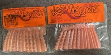 2 - 10ct Pks Of Original Kelley Wigglers 3" Shrimp Pink Pearl & Pink Pearl Flake