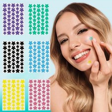 240 Count Multi Star Pimple Patches for Face, Cute Hydrocolloid Star Acne Patch