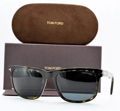 Lunettes de soleil TOM FORD Stephenson TF775 52A 56-19 3 Shiny Dark Havana Da... - Photo 1/4