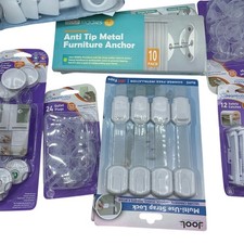 Child Safety Kit Locks Door Knobs Outlet Covers Large Set