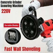 1500W 220V Concrete Grinder Scouring Machine Coarse Planer Concrete Grinder New