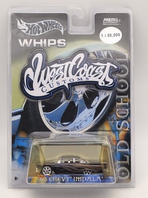 Hot Wheels Whips 2004 West Coast Customs Old School '69 Chevy Impala '59 Bel Air