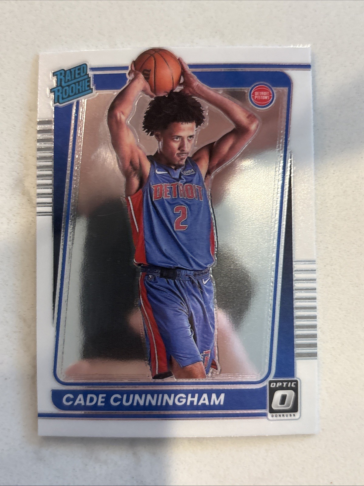 Cade Cunningham 2021 NBA Panini Optic Base Rated Rookie #161 Detriot Pistons