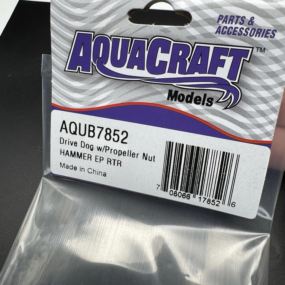 AquaCraft AQUB7852 HAMMER EP Drive Dog w/ Prop Nut RC Boat Replacement Part NEW - Image 3 of 4