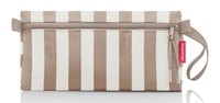 Reisenthel Maxi Case Kulturbeutel Summerstripes Coffee Taupe Weiß Neu