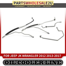 Inlet Outlet Transmission Oil Cooler Line For Jeep Wrangler Jk 2012-2017 3.6l