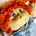 Vintage 1982 Original Cabbage Patch Kids Girl Doll Orange Hair w/ Blue Eyes