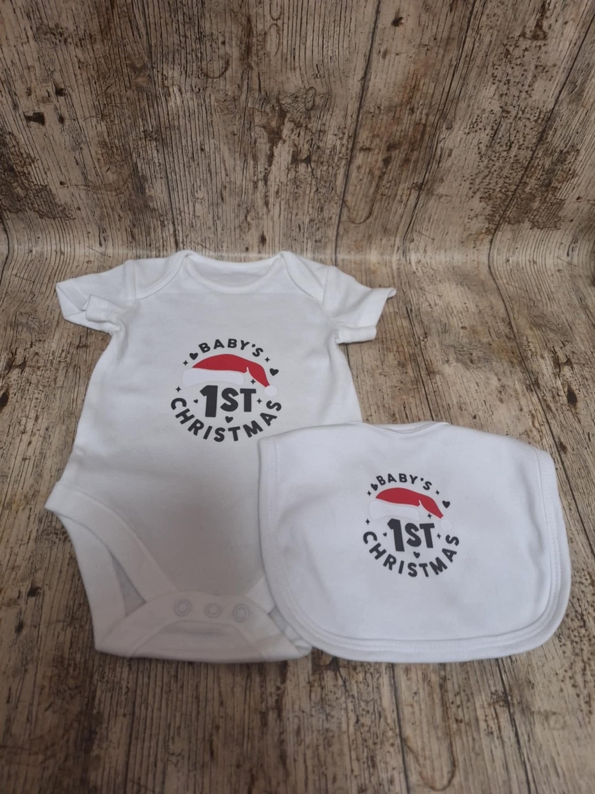 Personalised Baby Vest And Bib