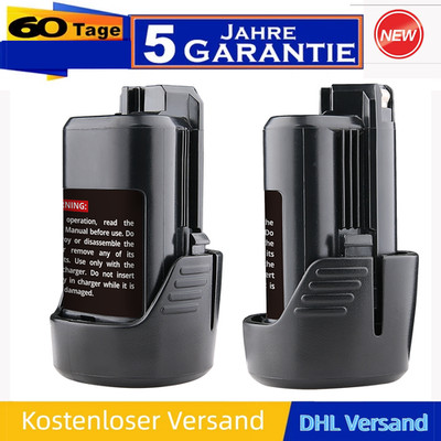 2pcs 12V 4.8Ah Lithium-ion Battery For Bosch BAT411 BAT412 BAT414 GSR GDR GSB