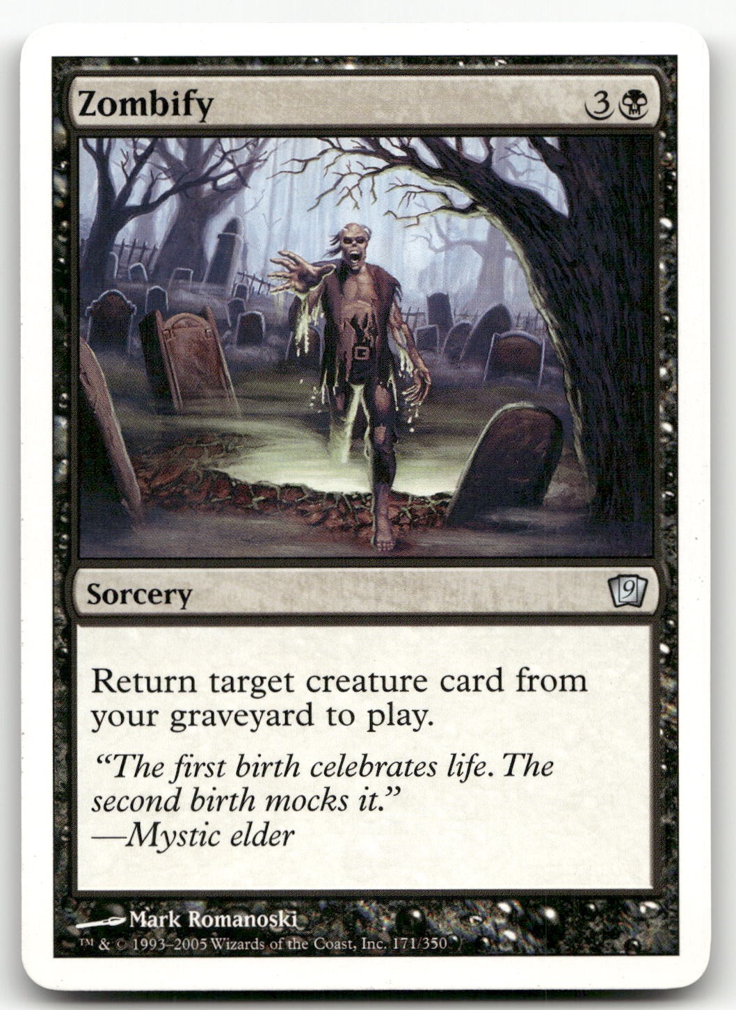 Zombify (NM) 9th Edition 9ED Magic MTG