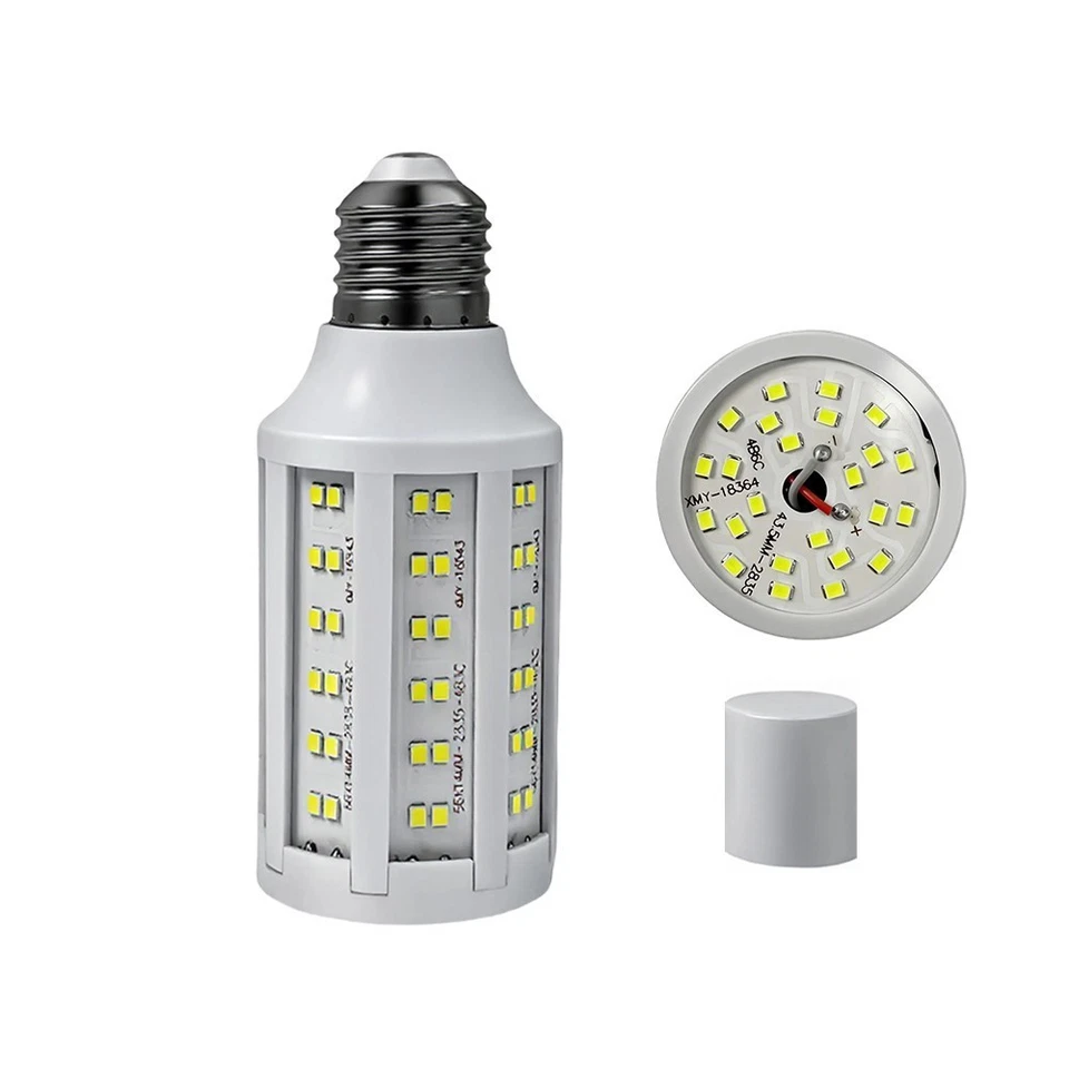 500W Equivalent LED Corn Light Bulb 1000lm 6000K 20W Cool Daylight White E26/E27 - Image 4 of 4