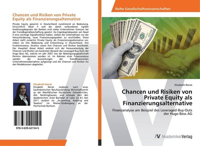 Chancen und Risiken von Private Equity als Finanzierungsalternative Elisabeth Re