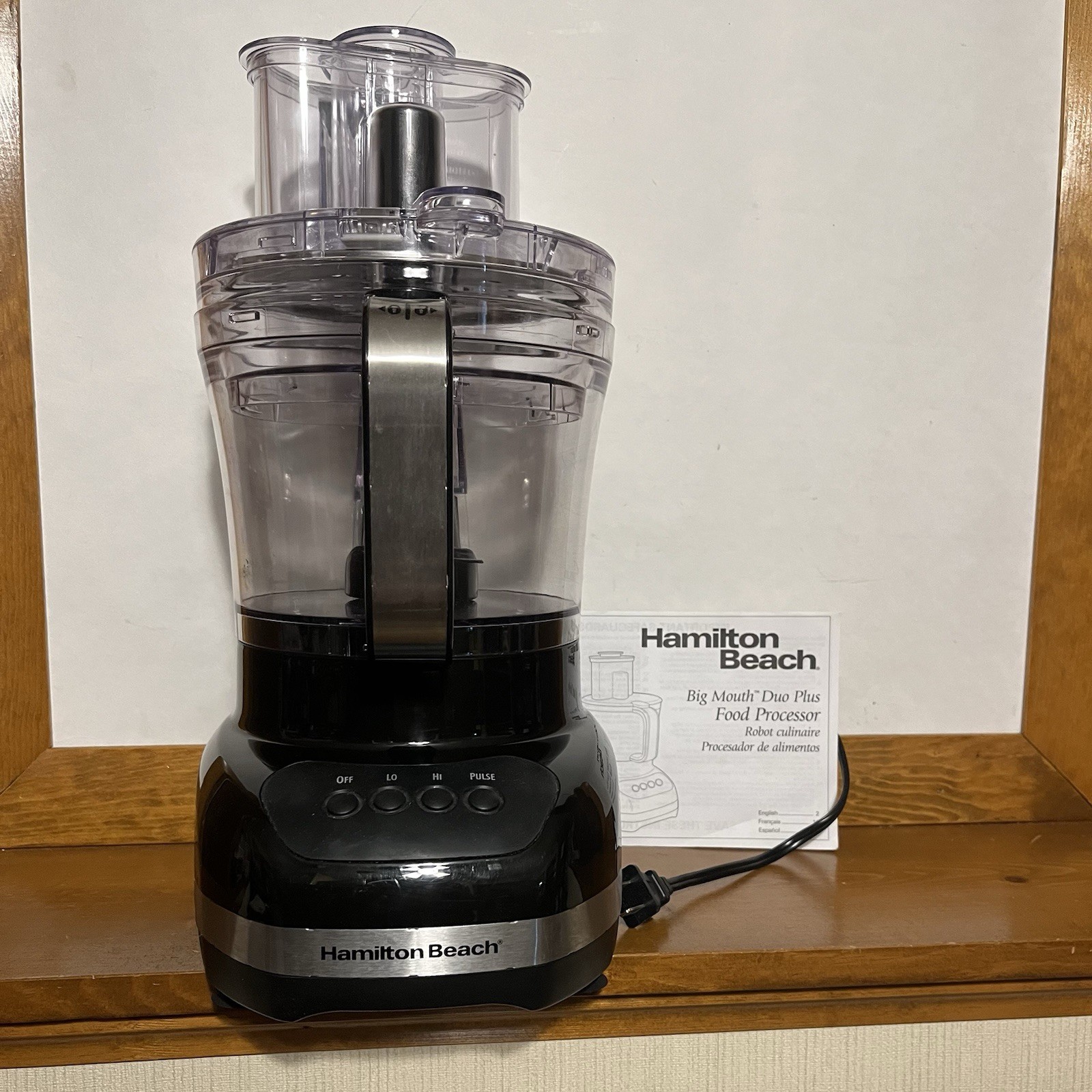 HAMILTON BEACH - 70580 - Big Mouth Duo Plus - Food Processor