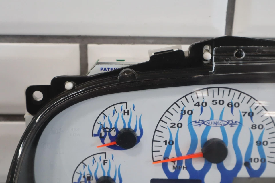 2004 福特 F250 6.0 冲程柴油定制速度计 火焰 90 年代 Rad — 第 2/4 张图片