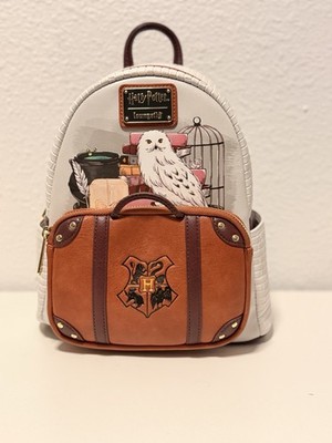 Loungefly Harry Potter Hedwig Suitcase Mini Backpack  NWT
