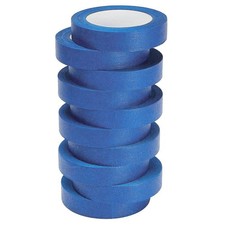 10-Piece Blue Painters Tape 1 Inch, Blue Masking Tape Bulk Multi Pack, 1 Inch X